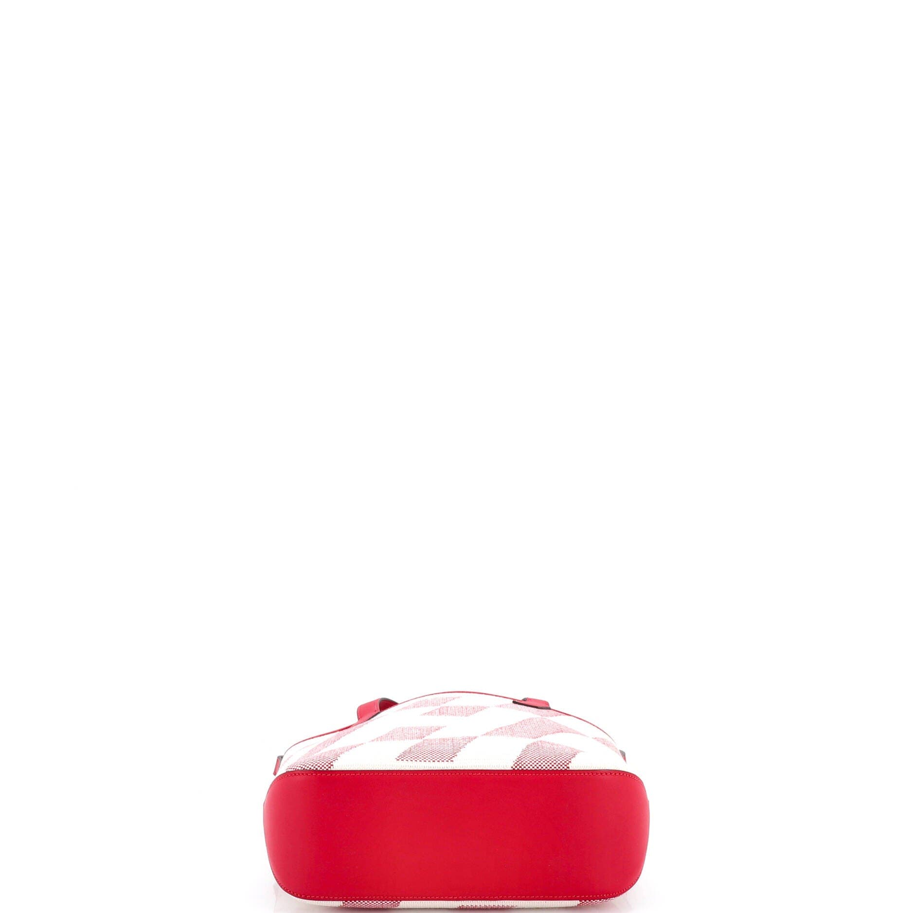 Pre-Owned Hermes Cabas H en Biais Tote Canvas with Leather 27, Alternate, color, Framboise