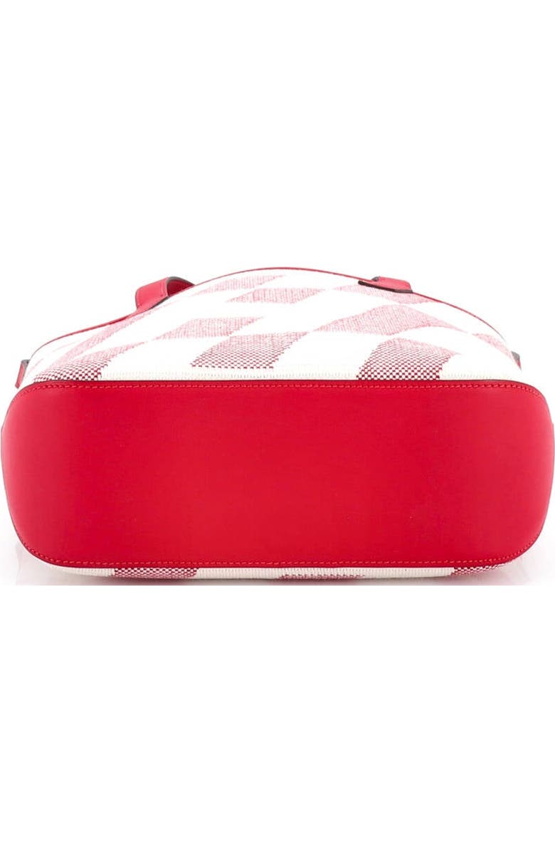 Pre-Owned Hermes Cabas H en Biais Tote Canvas with Leather 27, Alternate, color, Framboise