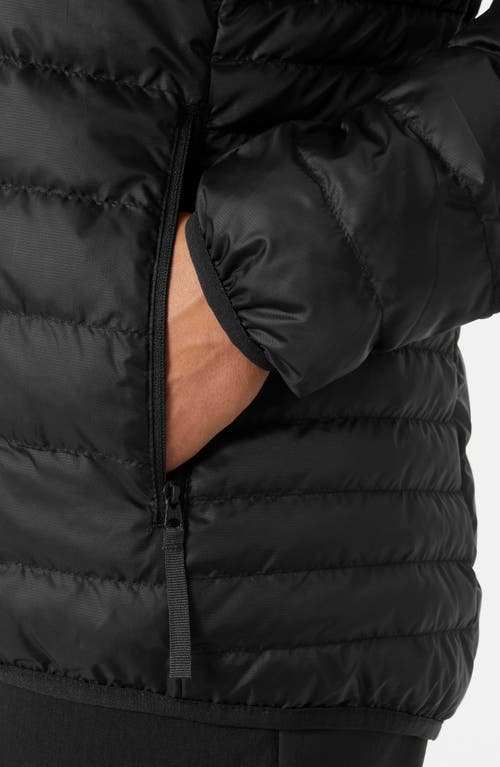 Helly Hansen Banff Water Repellent Insulated Puffer Jacket In Black