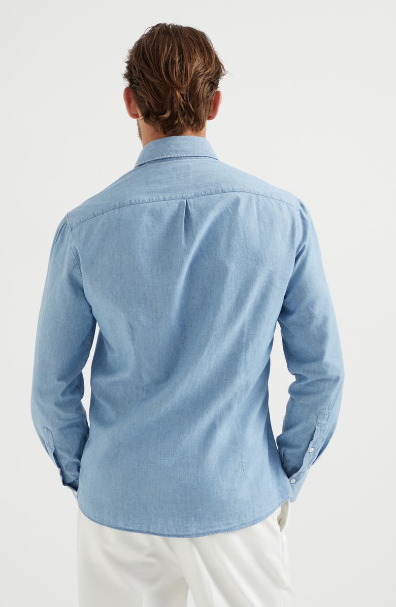 Brunello Cucinelli Chambray shirt, Alternate, color, 