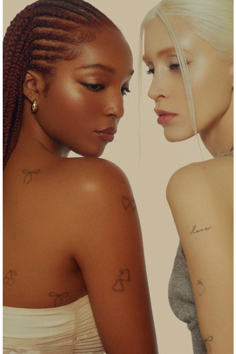 She's All That Temporary Tattoos, Alternate, color, BLACK