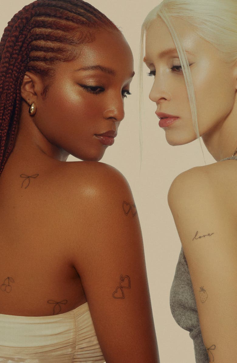 INKED by Dani She's All That Temporary Tattoos, Alternate, color, Black