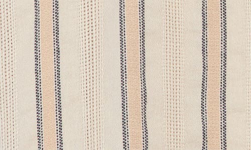 Truth Stripe Print Button-up Camp Shirt