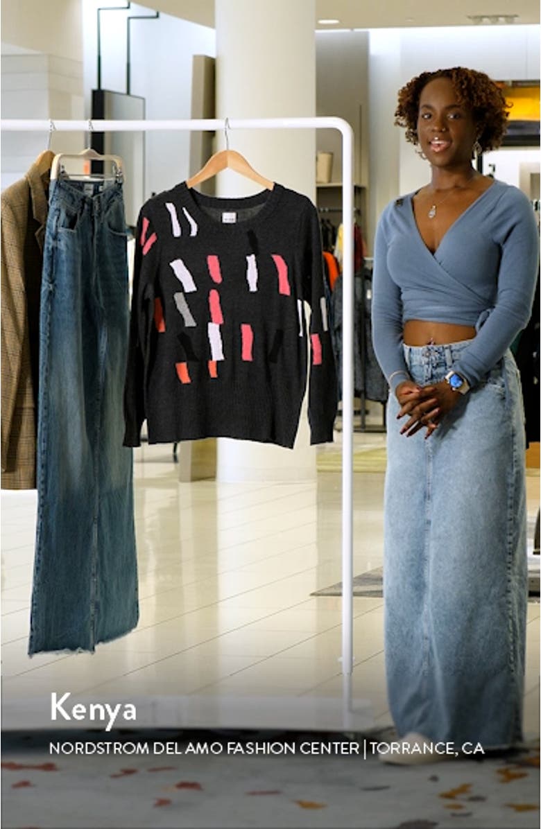 Falling Frost Cotton Blend Sweater, sales video thumbnail