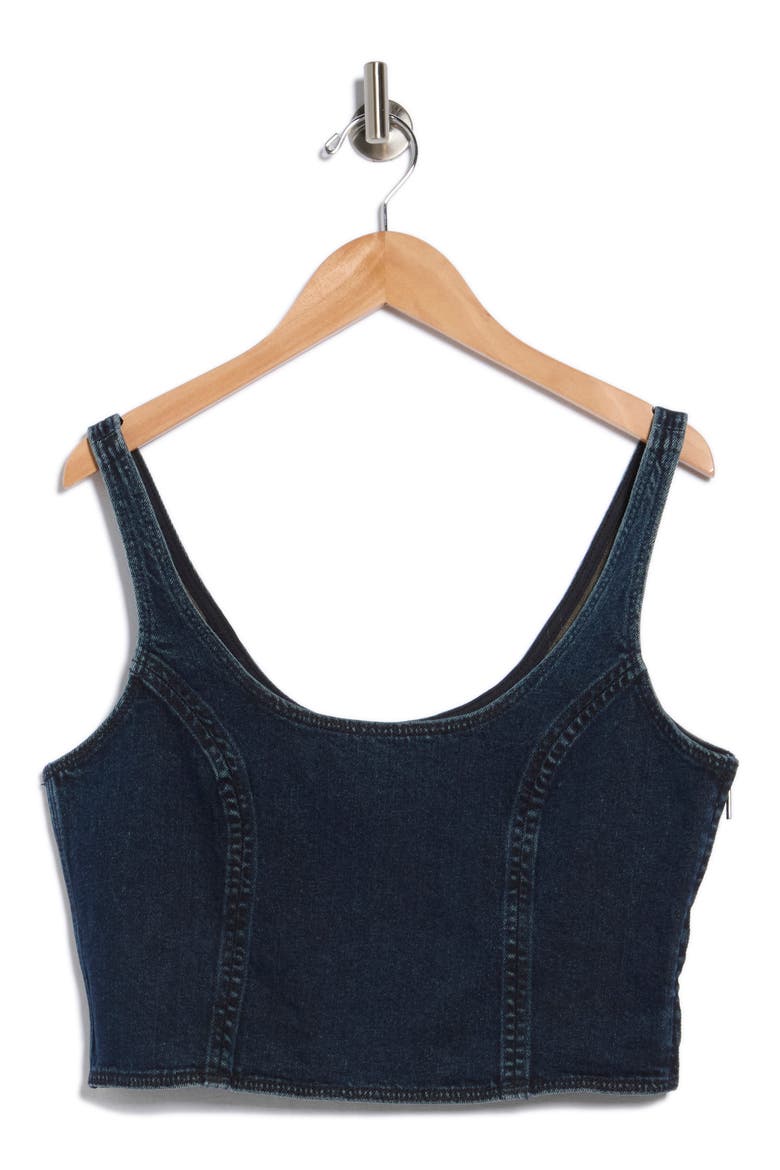 Cary Denim Tank Top, Alternate, color, CROMER