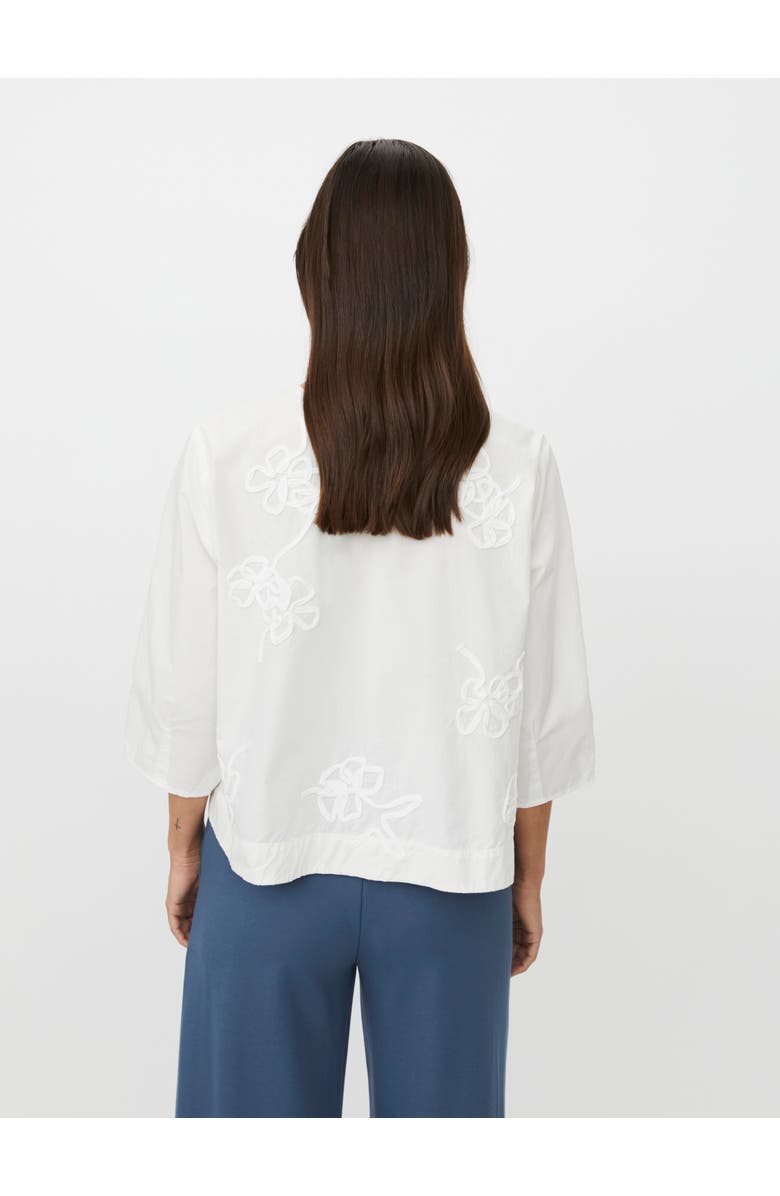 Masai Copenhagen MaDrenithra Embroidered Blouse, Alternate, color, Jet Stream