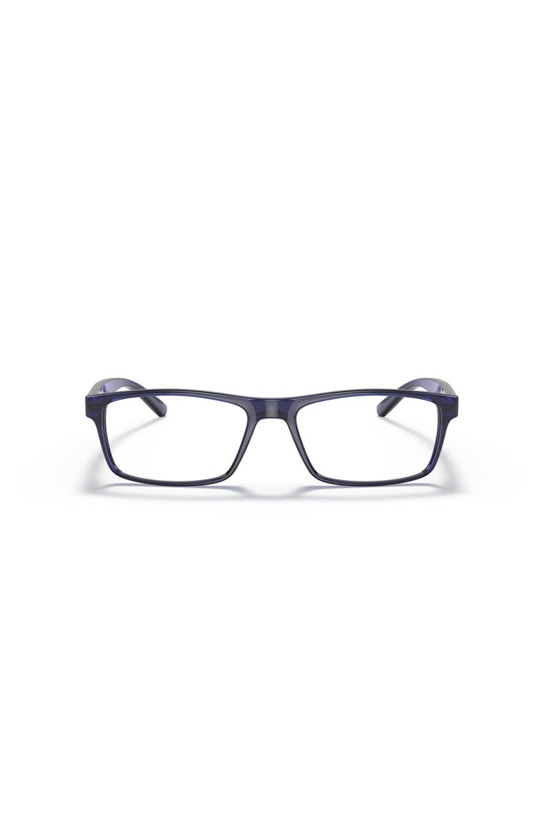 56mm Rectangle optical glasses, Alternate, color, Blue