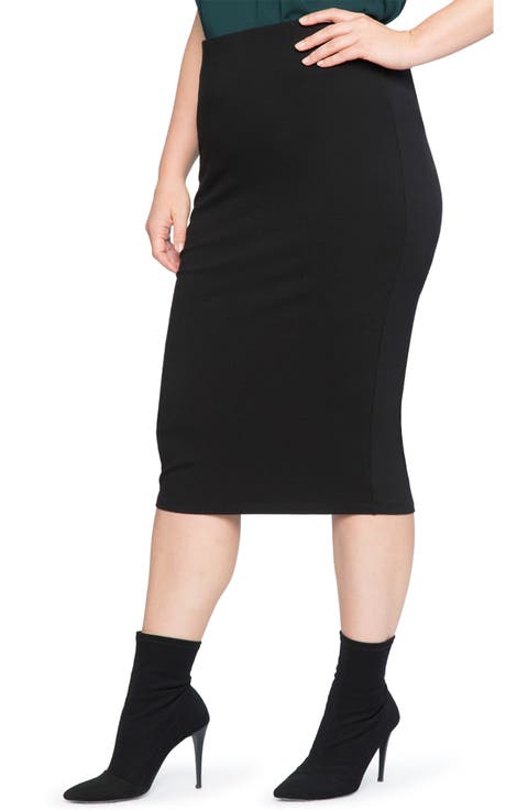 Knit Column Skirt