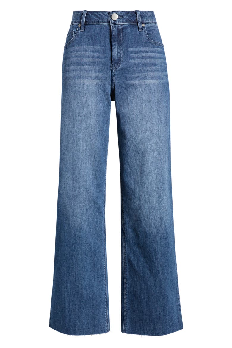 Slim Mid Rise Wide Leg Jeans, Alternate, color, OLIVE