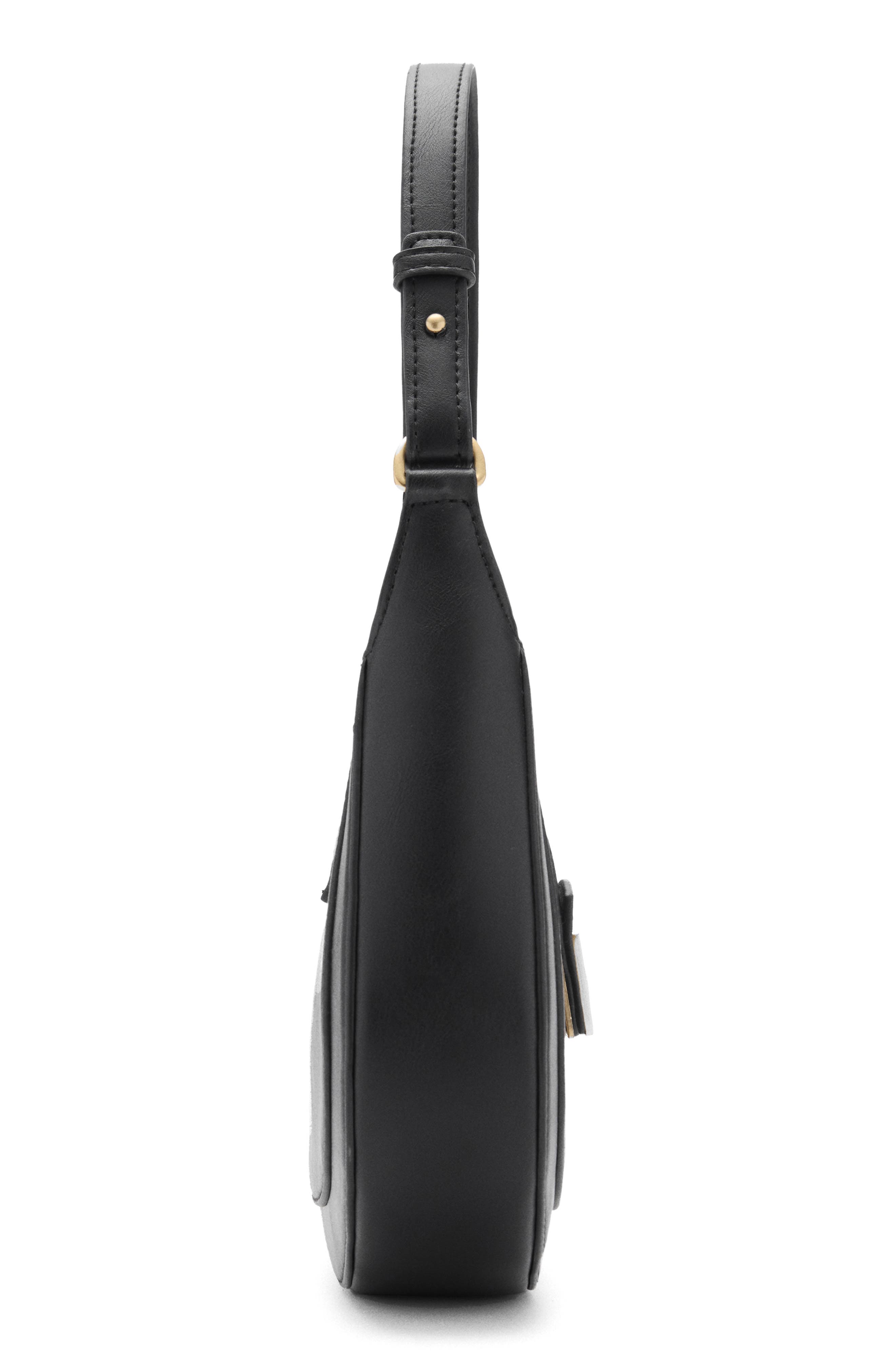 MANGO Faux Leather Shoulder Bag, Alternate, color, 