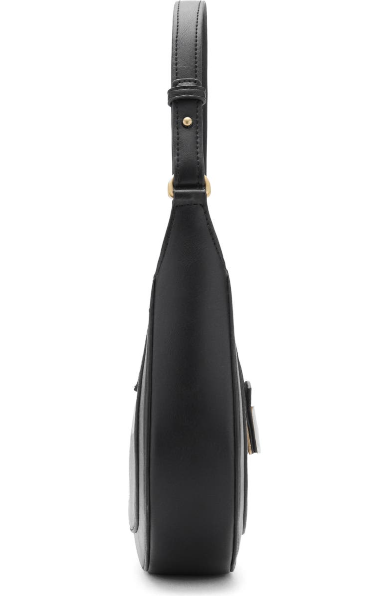 MANGO Faux Leather Shoulder Bag, Alternate, color,