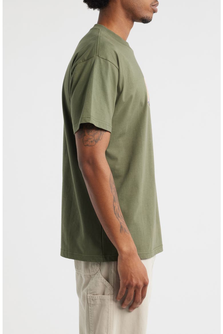 Sardinas Organic Cotton Graphic T-Shirt, Alternate, color, LEAF