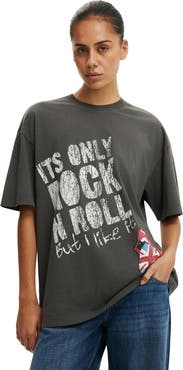 Cotton On The Lcn Music Boxy Graphic Tee