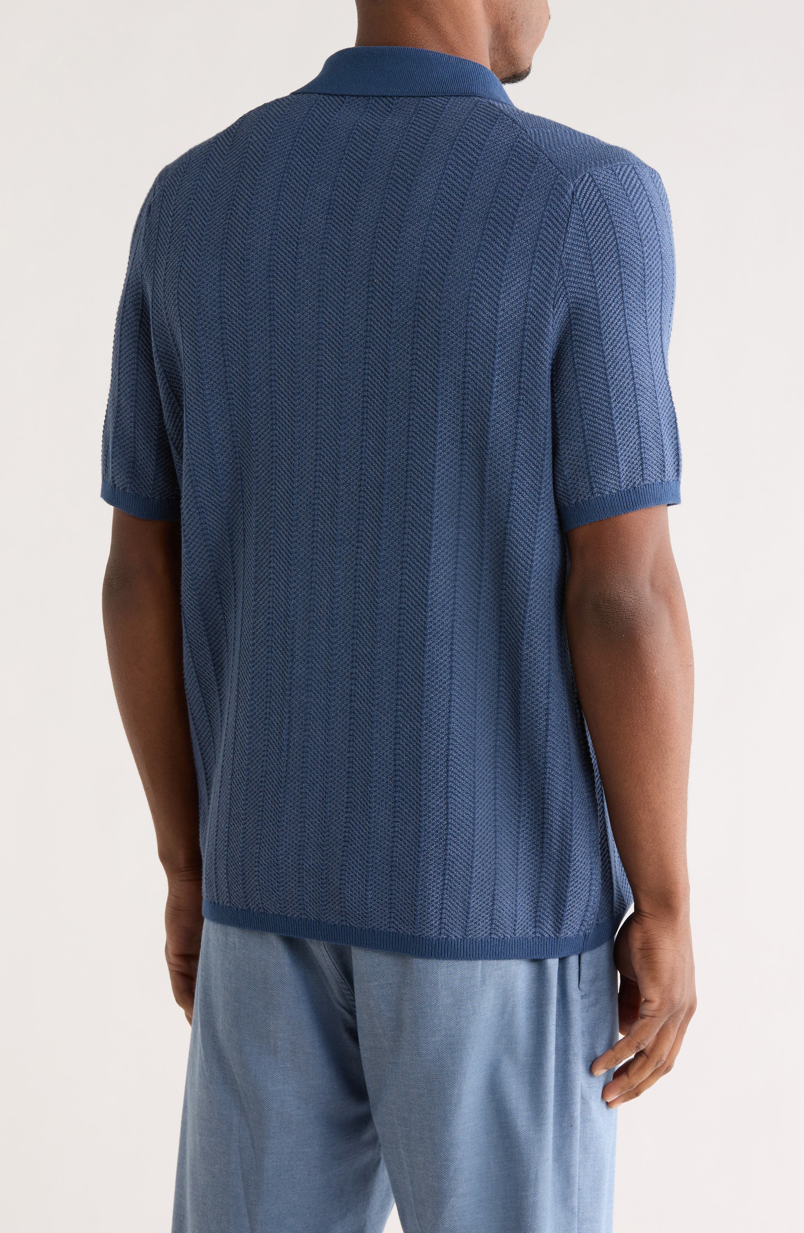 Button-Up Sweater Polo - image 4