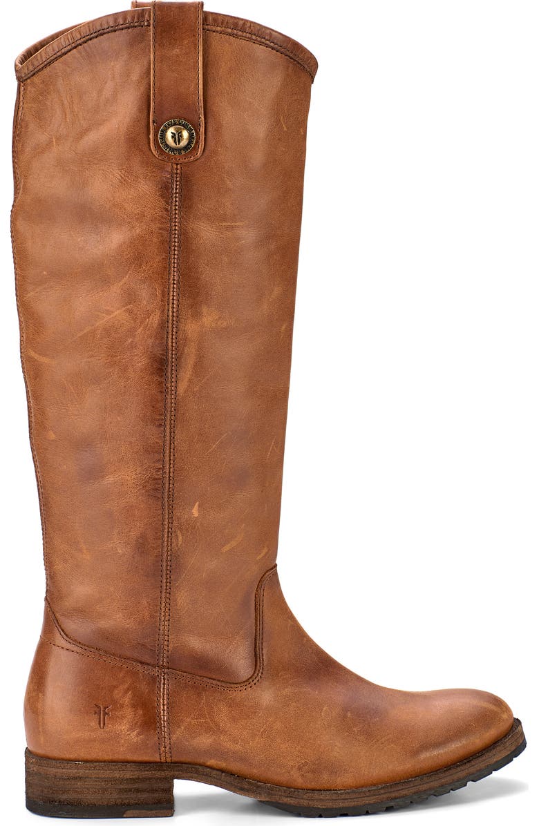Frye Melissa Button Lug Riding Boot, Alternate, color,