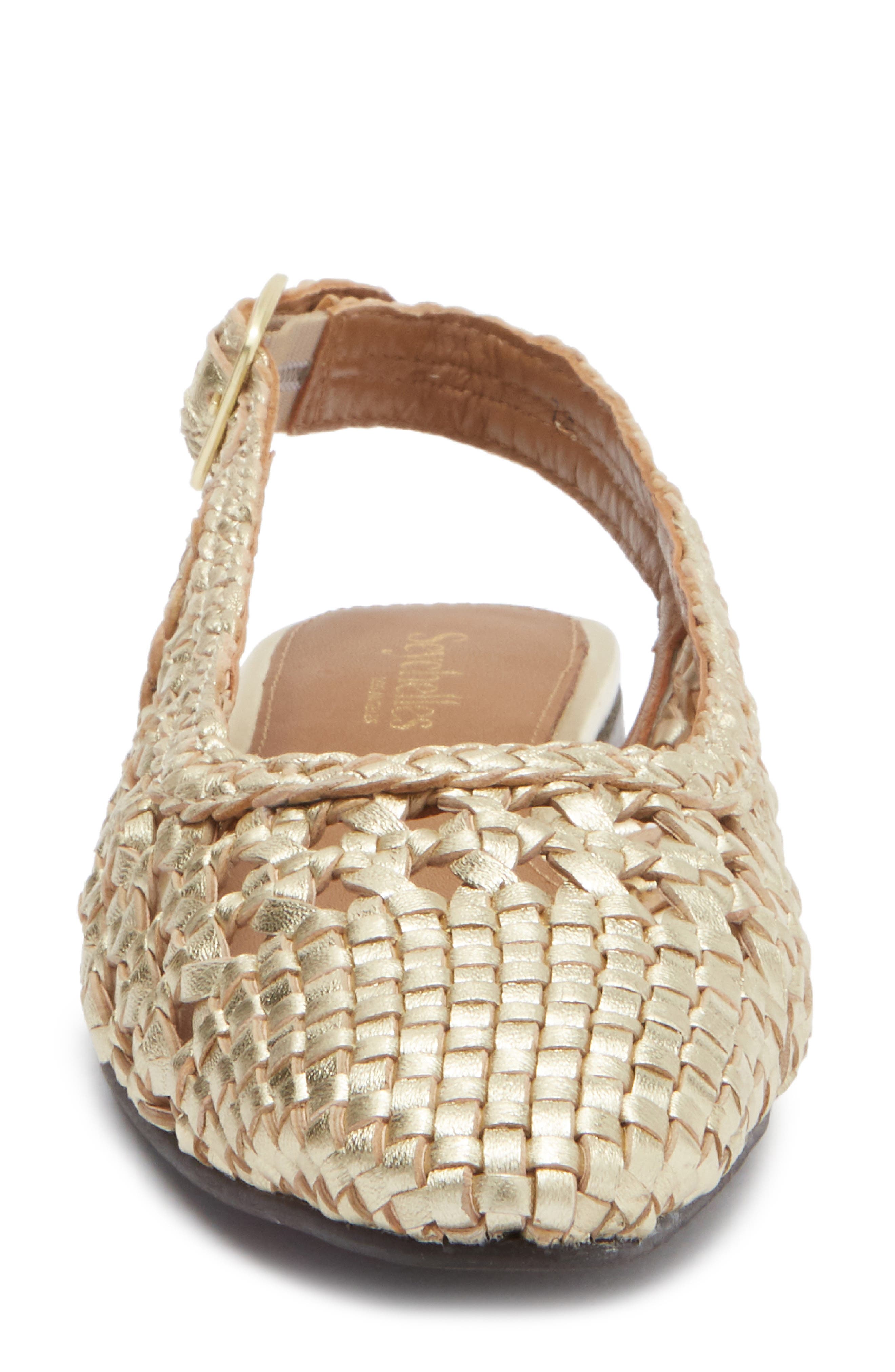 Seychelles Avalon Slingback Flat, Alternate, color, Gold