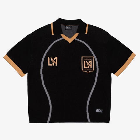 Unisex Peace Collective Black LAFC Team Crest Knit Fashion Top