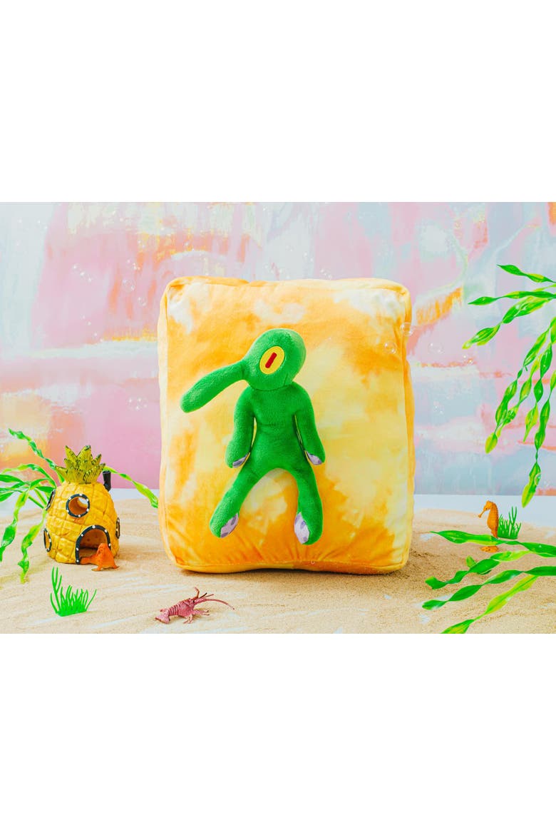 Nickelodeon SpongeBob SquarePants Squidward Painting 12-Inch Collector Plush Toy, Alternate, color, Green
