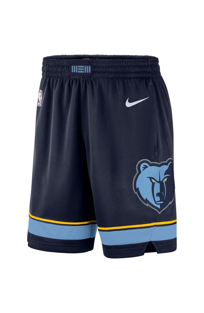 Nike Men's Nike Navy 2019/20 Memphis Grizzlies Icon Edition Swingman Shorts, Alternate, color, Navy
