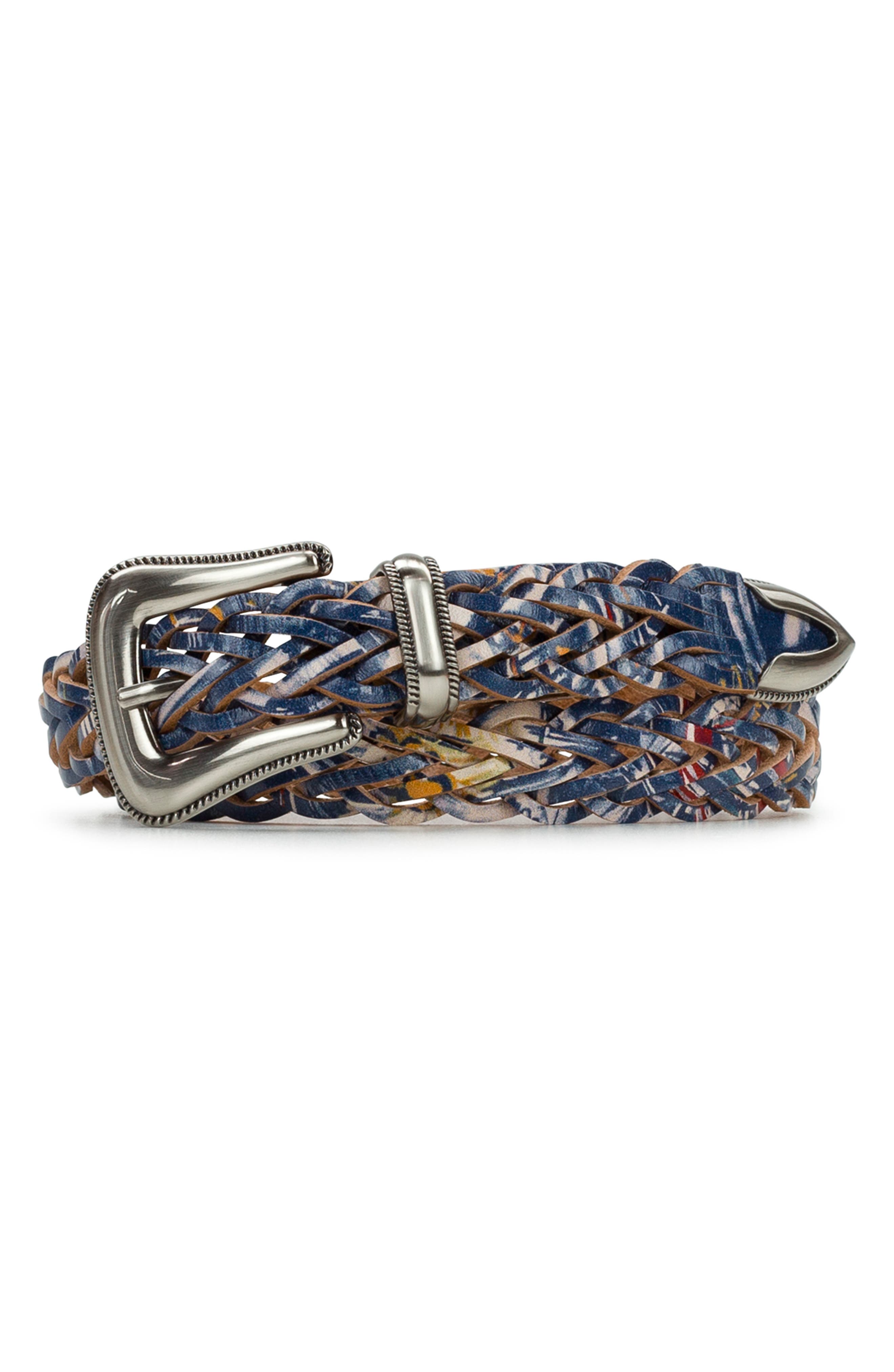 Patricia Nash Townsend Braided Metal Tipped Belt