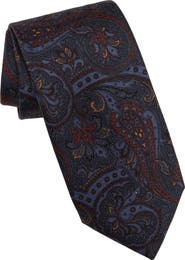 Elizabetta Marsala - Printed Madder Silk Tie for Men