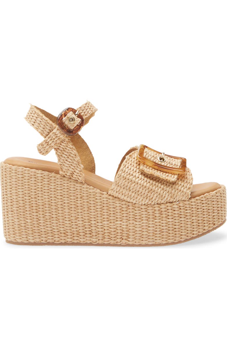 Chocolat Blu Jace Platform Wedge, Alternate, color, Natural Raffia