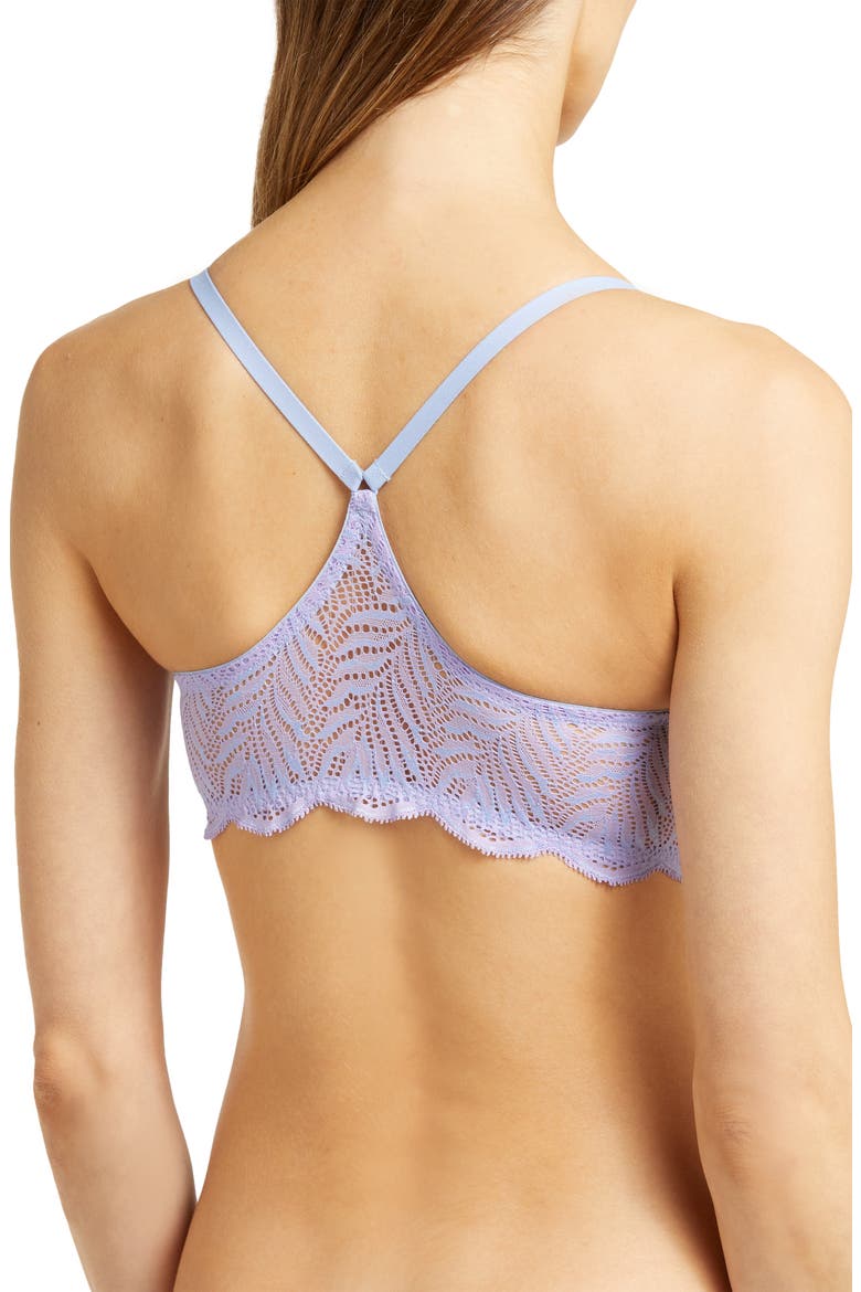Underwire Front Close Contour Bra, Alternate, color, BLUE/ VIOLET