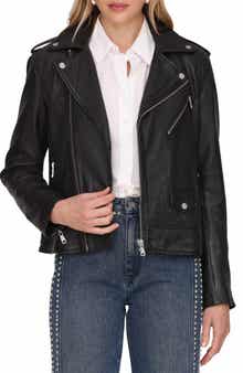 Avec Les Filles Leather Moto Jacket