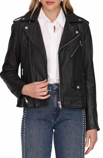 Avec Les Filles Leather Moto Jacket