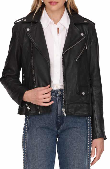 Avec Les Filles Leather Moto Jacket