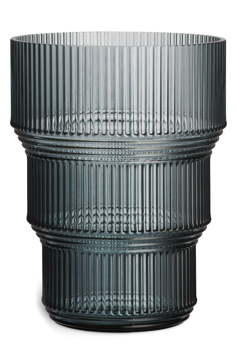 Kosta Boda Pavilion Tulip Vase, Main, color, Gray