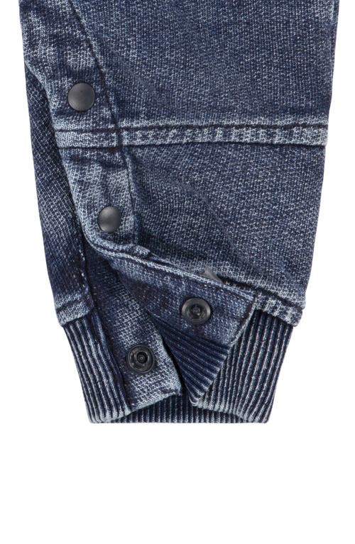 Levi's® Long Sleeve French Terry Romper In Blue