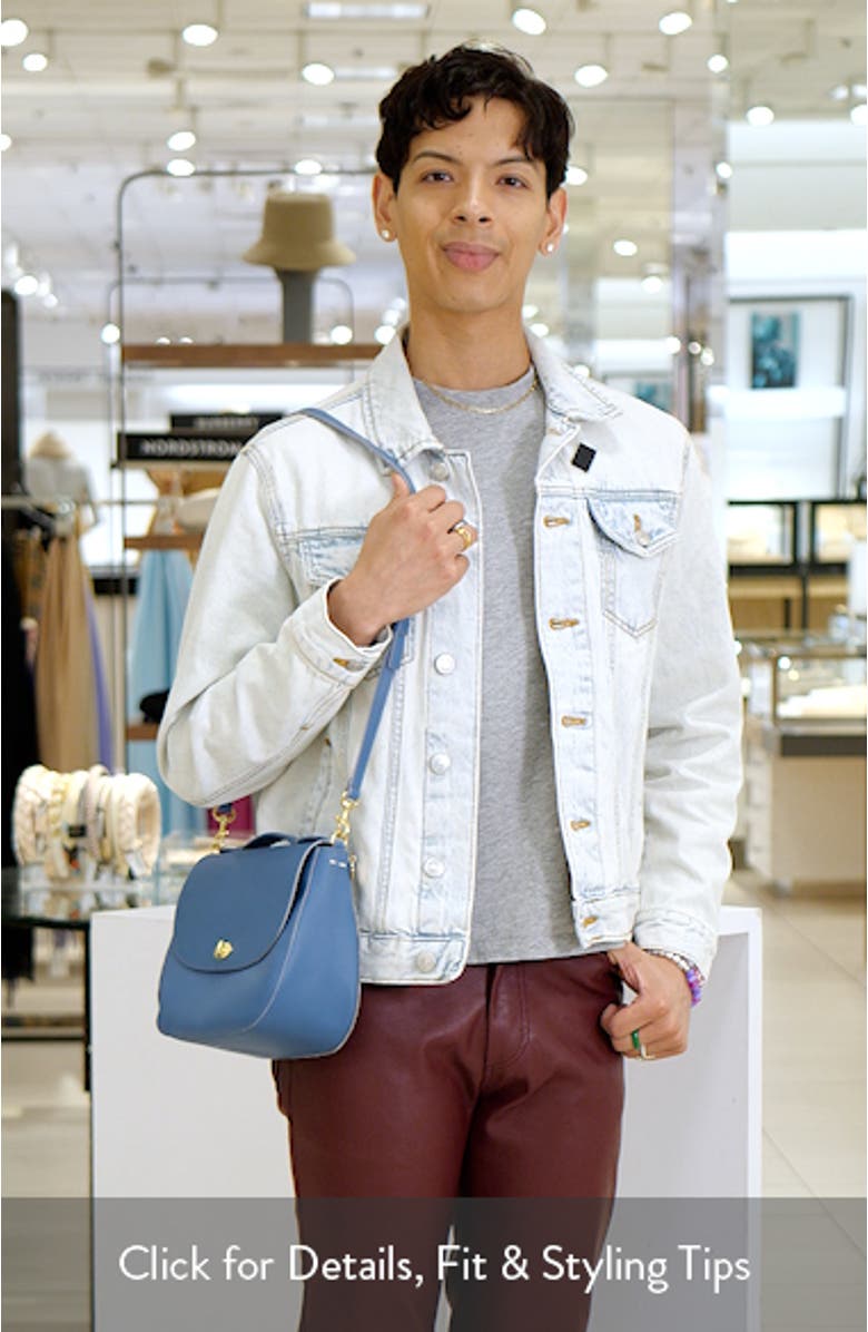 Louis Leather Crossbody Bag, sales video thumbnail