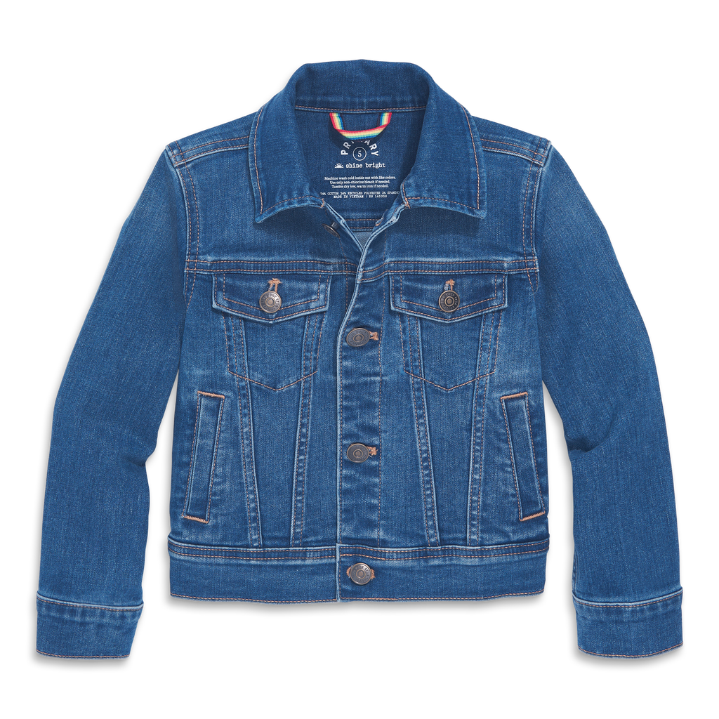 Primary Kids Denim Jacket In Multi