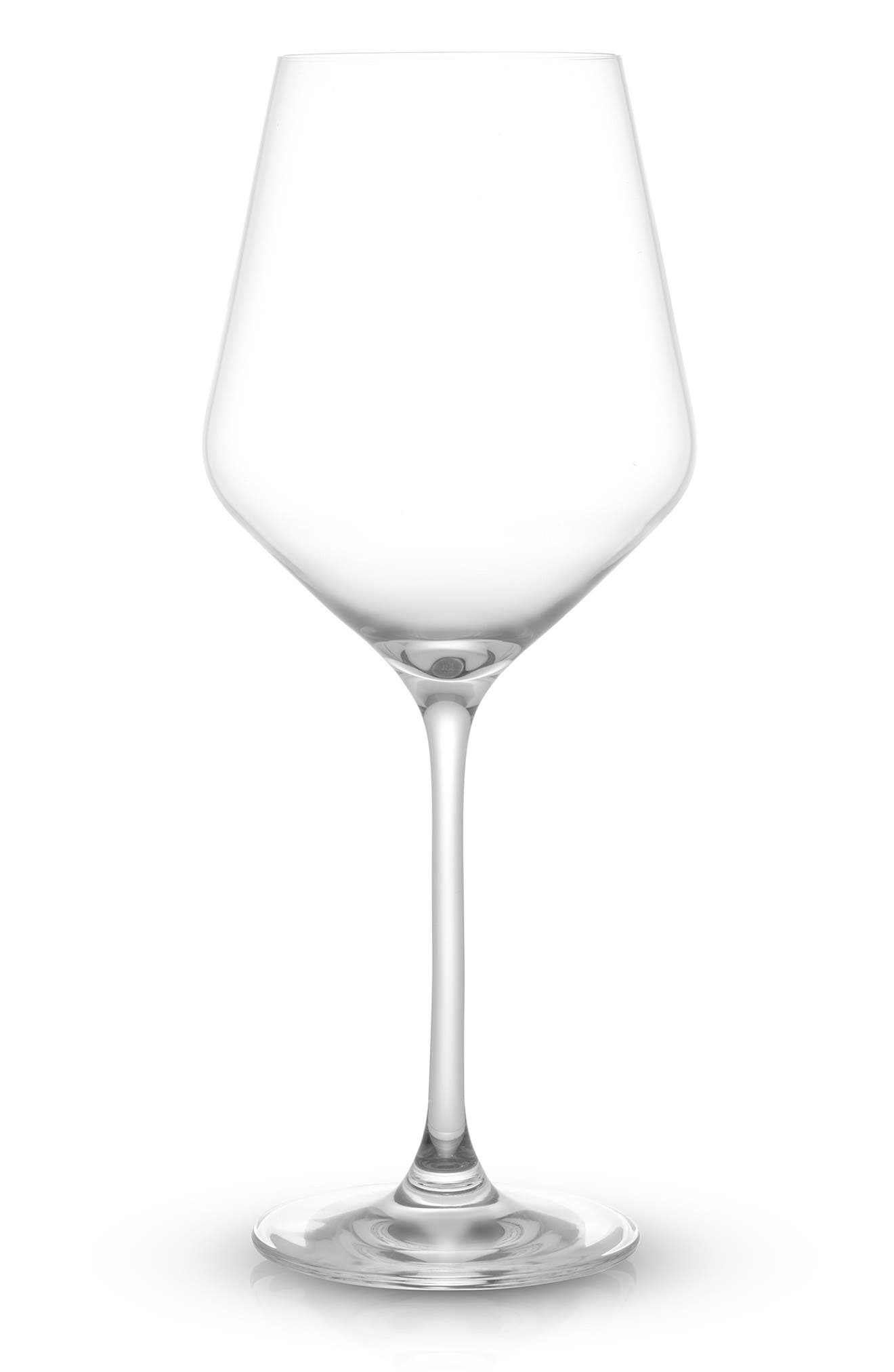 JoyJolt Layla Crystal White Wine Glasses - Set of 8