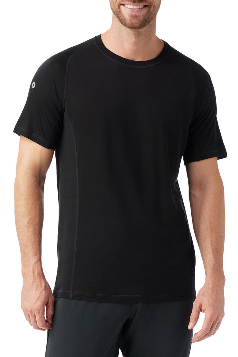 Active Ultralight Performance T-Shirt, Main, color, BLACK