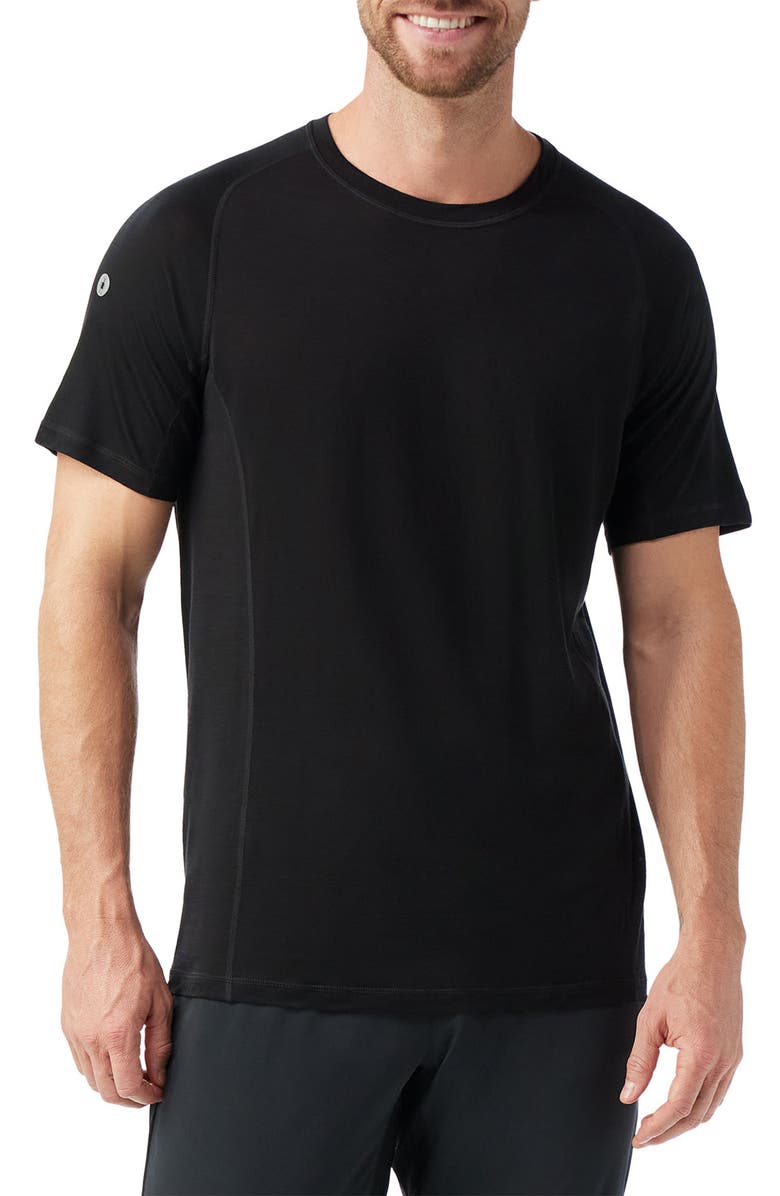 Smartwool Active Ultralight Performance T-Shirt, Main, color, Black