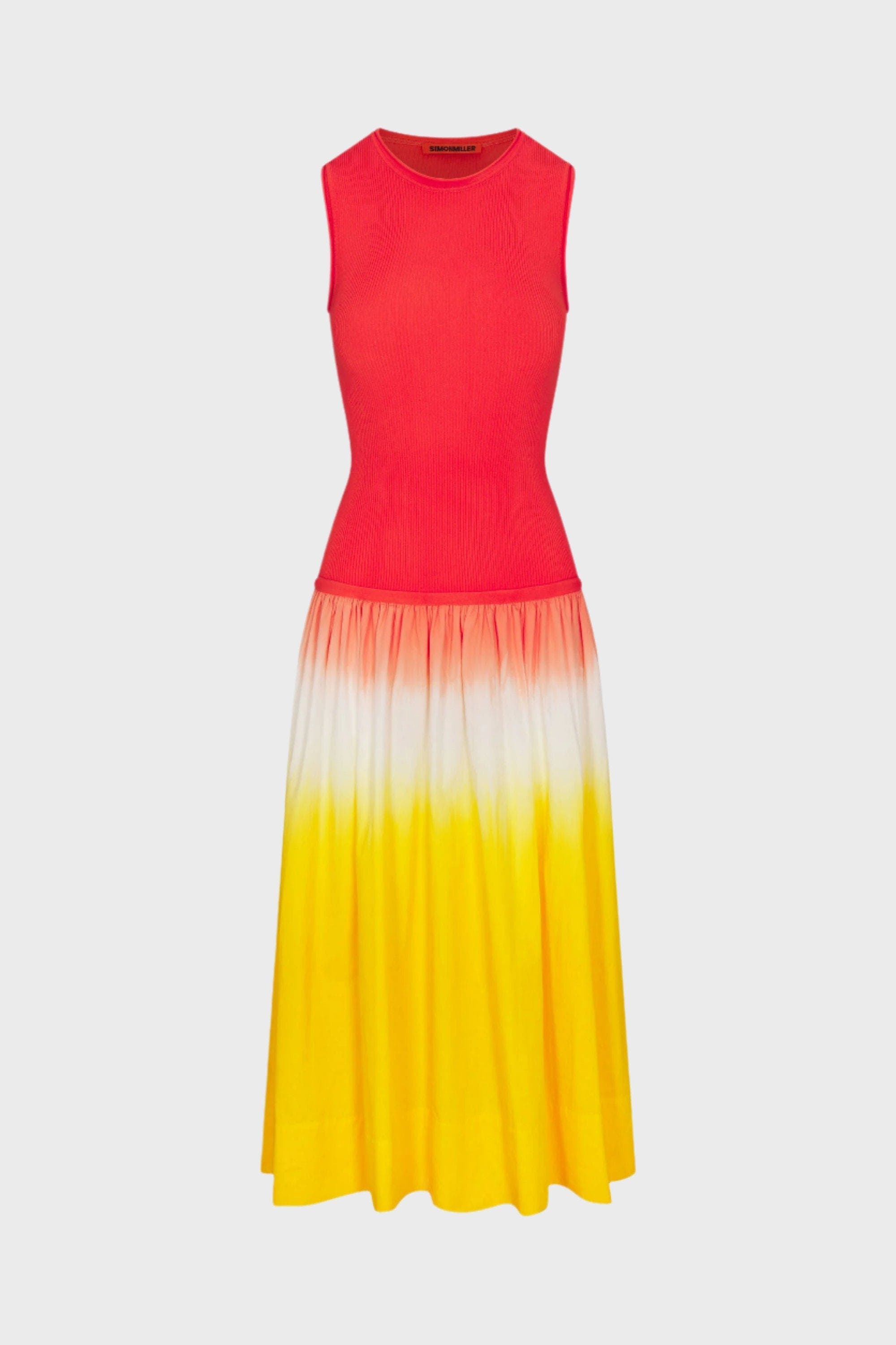 Novo Knit Poplin Combo Dress - image 3