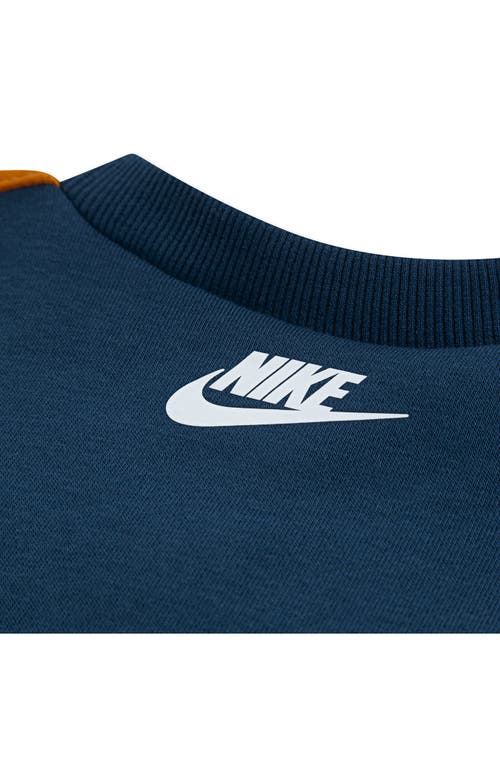 Nike Kids' Logo Sweatshirt & Joggers Set In Blue