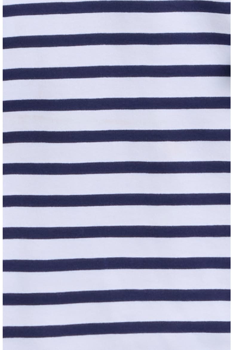 Mixed Stripe Dress & Bloomers Set, Alternate, color, BLUE
