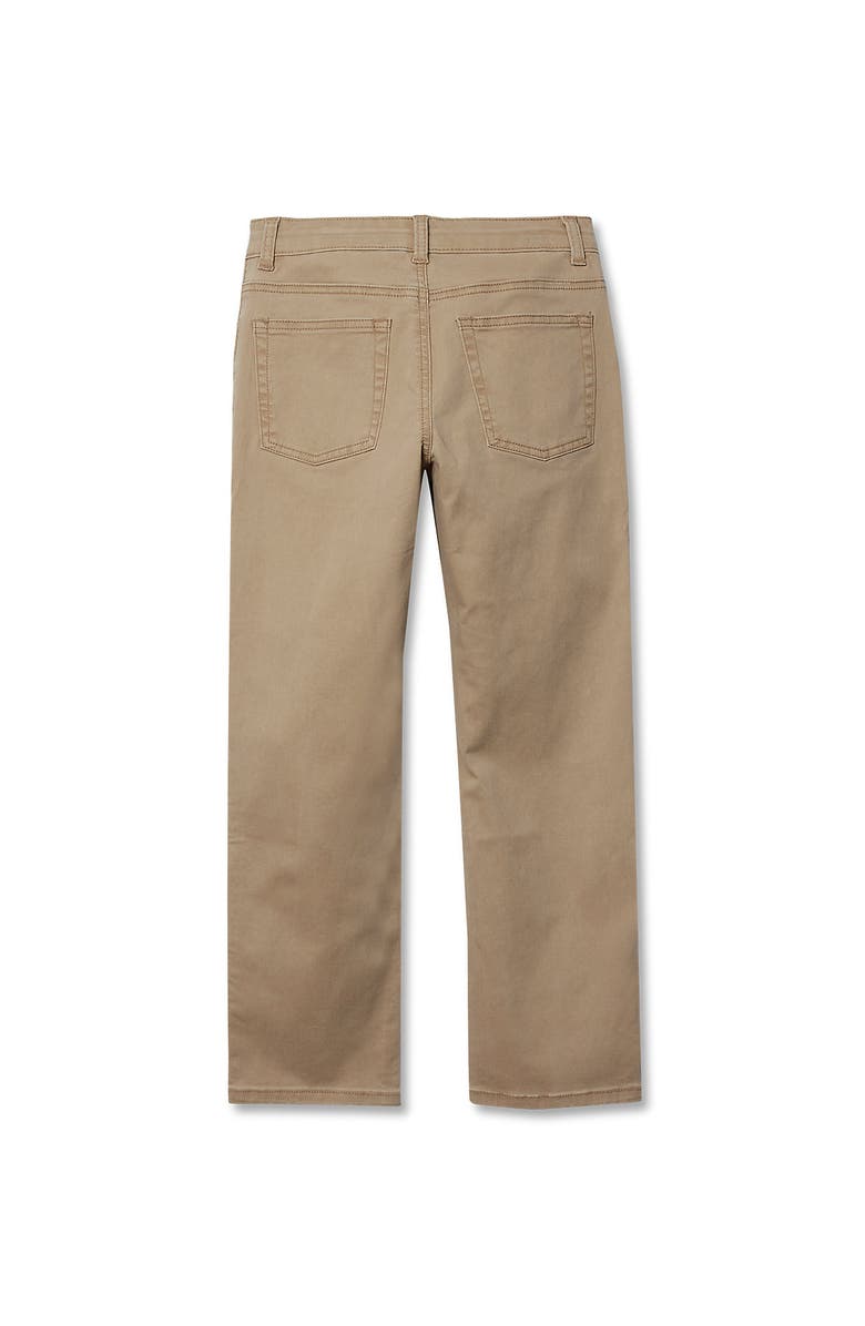 Lands' End Boys Iron Knee Twill 5 Pocket Pants, Alternate, color, Cornstalk Khaki