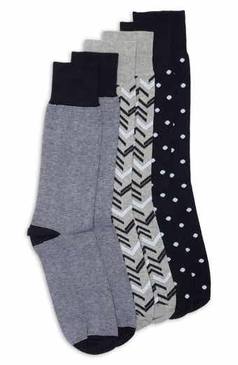 3-Pack Multi-Stripe Dress Socks