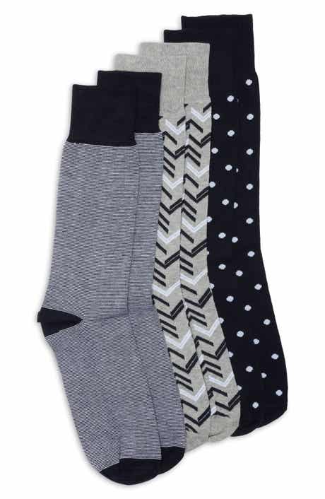 3-Pack Multi-Stripe Dress Socks
