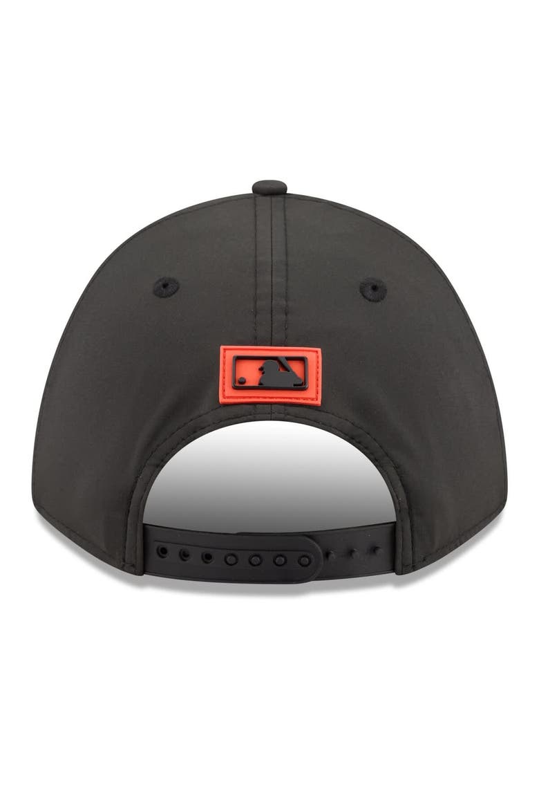 Men's New Era  Black Baltimore Orioles 2026 Clubhouse 9FORTY A-Frame Adjustable Hat, Alternate, color, Black