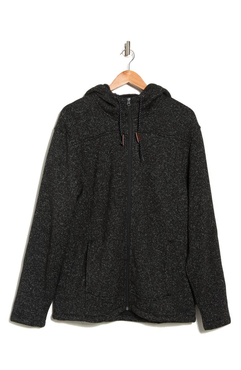 Free Country Mountain Osprey Faux Shearling Lined Hooded Fleece Jacket, Alternate, color,