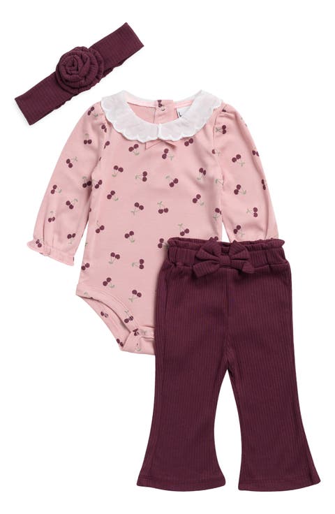 Kids' Cherry Bodysuit & Pants Set