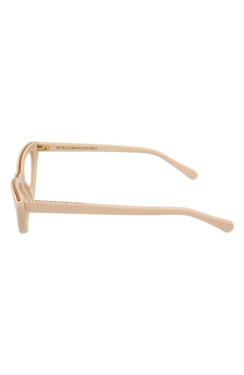 Stella McCartney 50mm Cat Eye Optical Frames, Alternate, color,