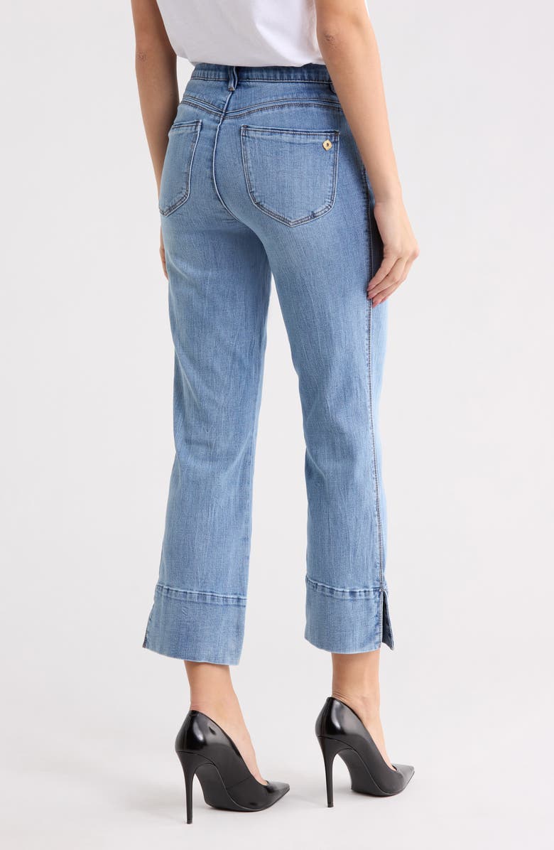 Democracy 'Ab'solution High Waist Crop Jeans, Alternate, color, Light Blue Artisanal