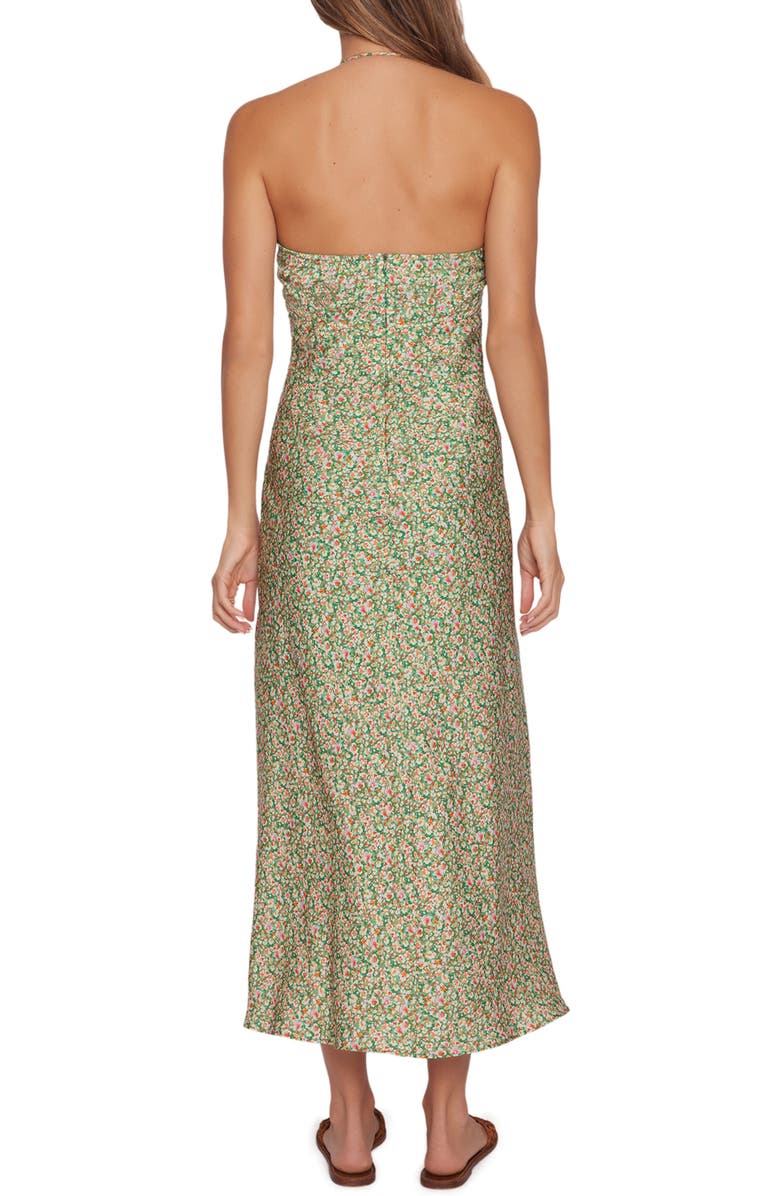 Lost + Wander Wild Poppies Floral Halter Maxi Dress, Alternate, color,