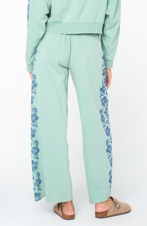 Roxy Fringing Reefs Drawstring Pants In Blue